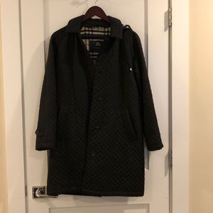 Authentic quilted Burberry coat with wool lining